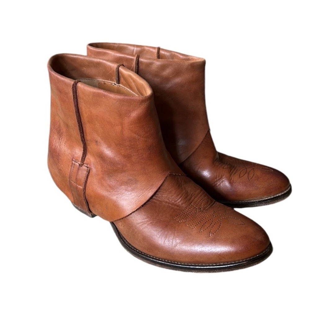 Russell & Bromley x Elaina Lachi Jagger Western Cowgirl Ankle Boots, Size 9